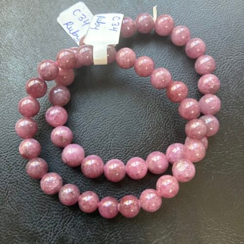 Natural Ruby Bracelet 8mm