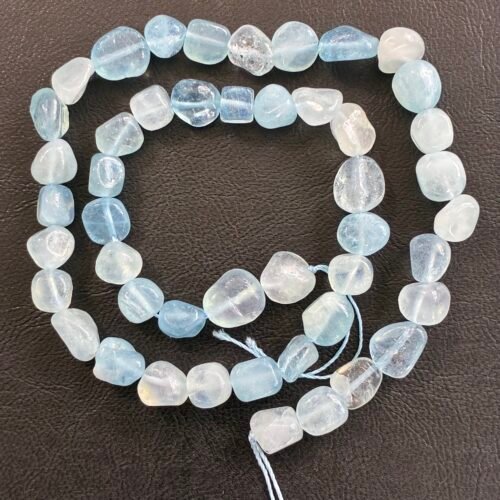 Aquamarine Smooth Small Tumble 8x10, 40 CM