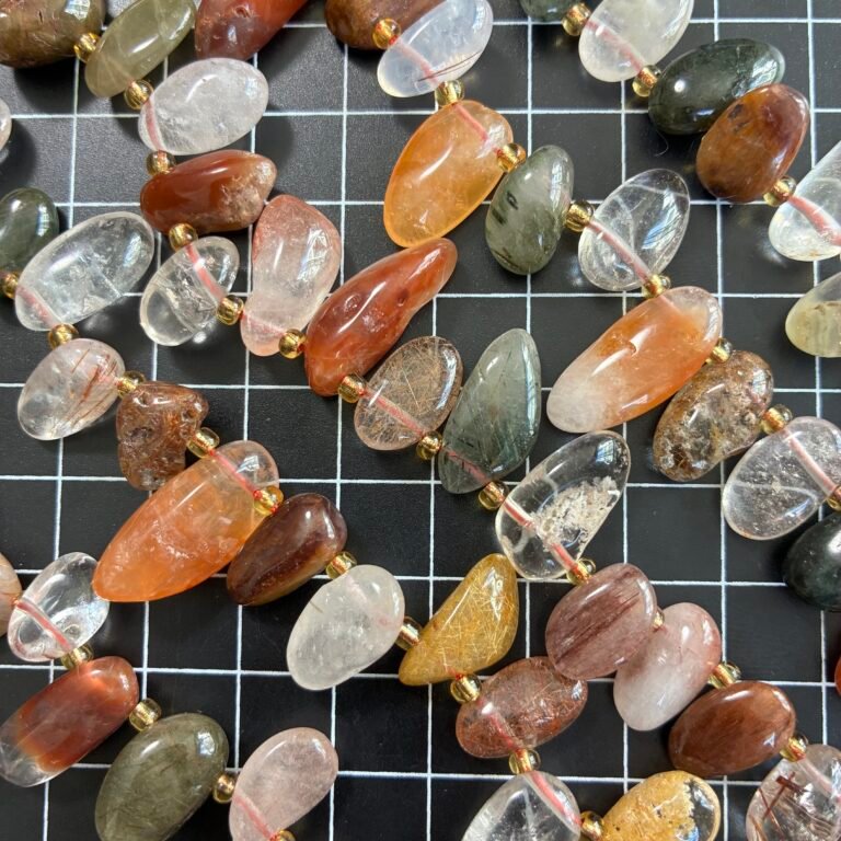 Mixstones, Crystal Smooth Oval Tumble, 37 CM