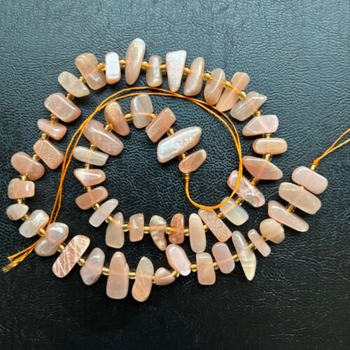 Moonstone Smooth Sazare, 39 CM