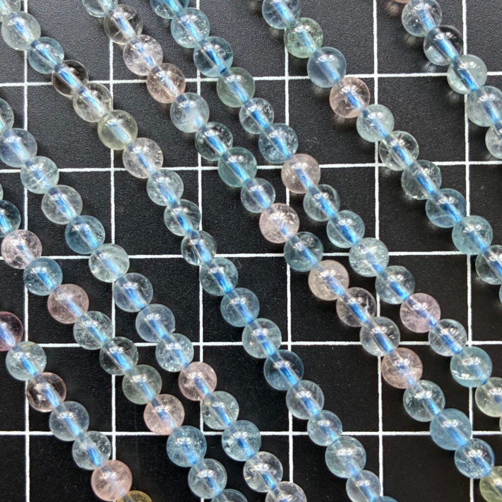 Beryl Round Beads, 4mm