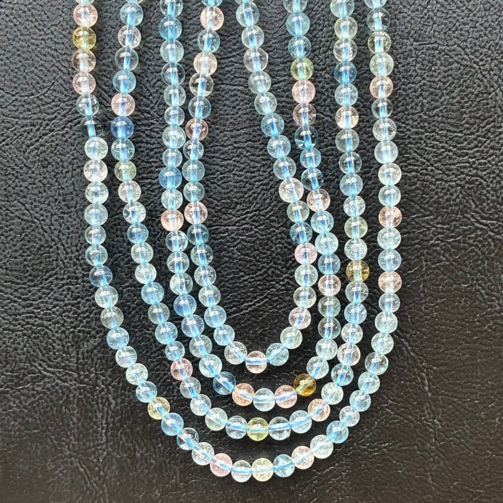Beryl Round Beads, 4mm