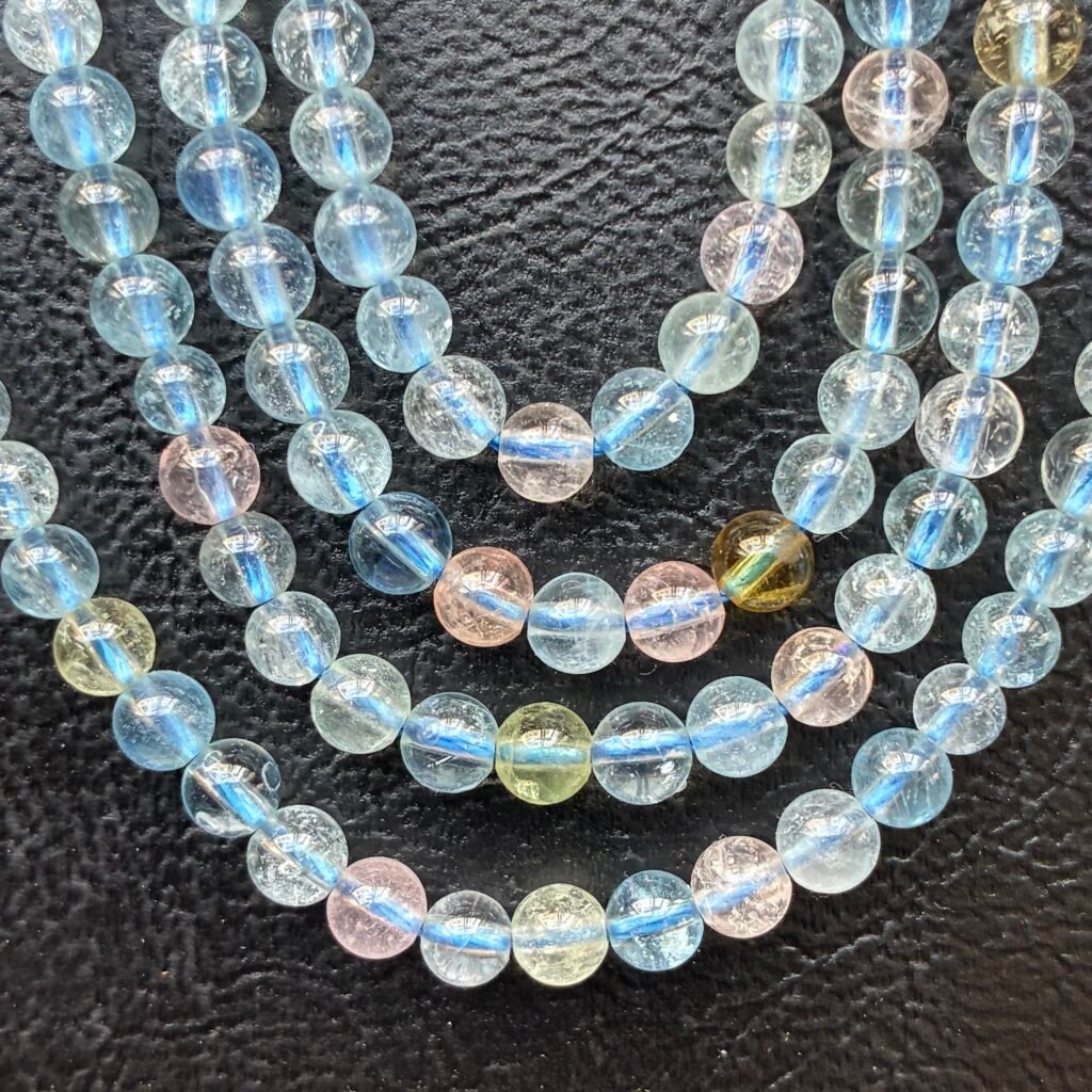 Beryl Round Beads, 4mm