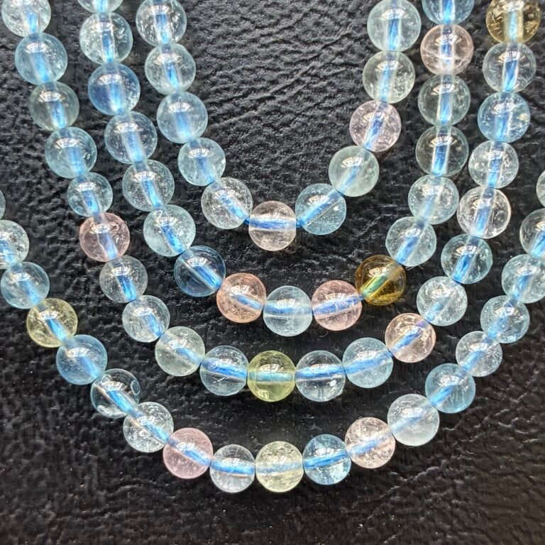 Beryl Round Beads, 4mm