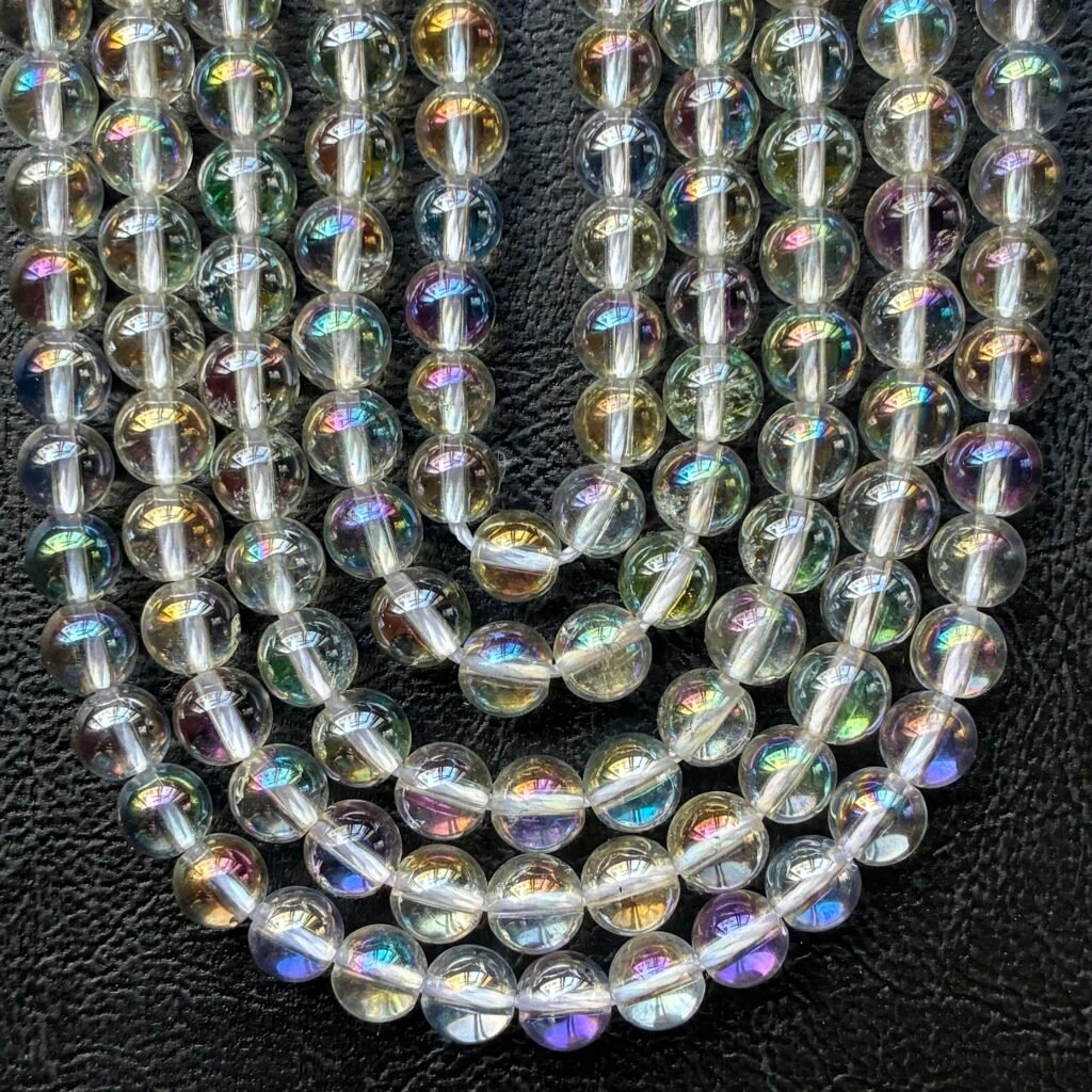 Aura Crystal. Round, 6- 6.5 MM, 41 cm
