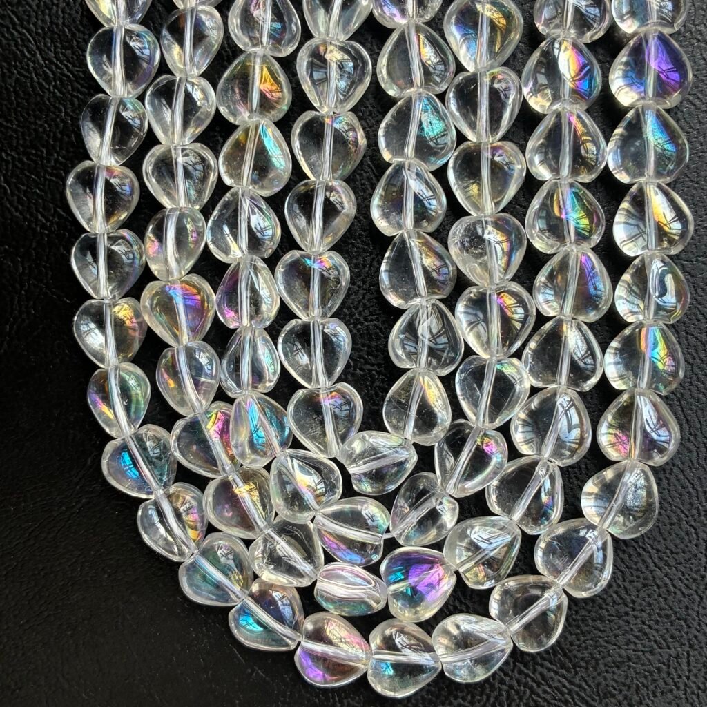 Aura Crystal Heart, 10 MM, 40 cm