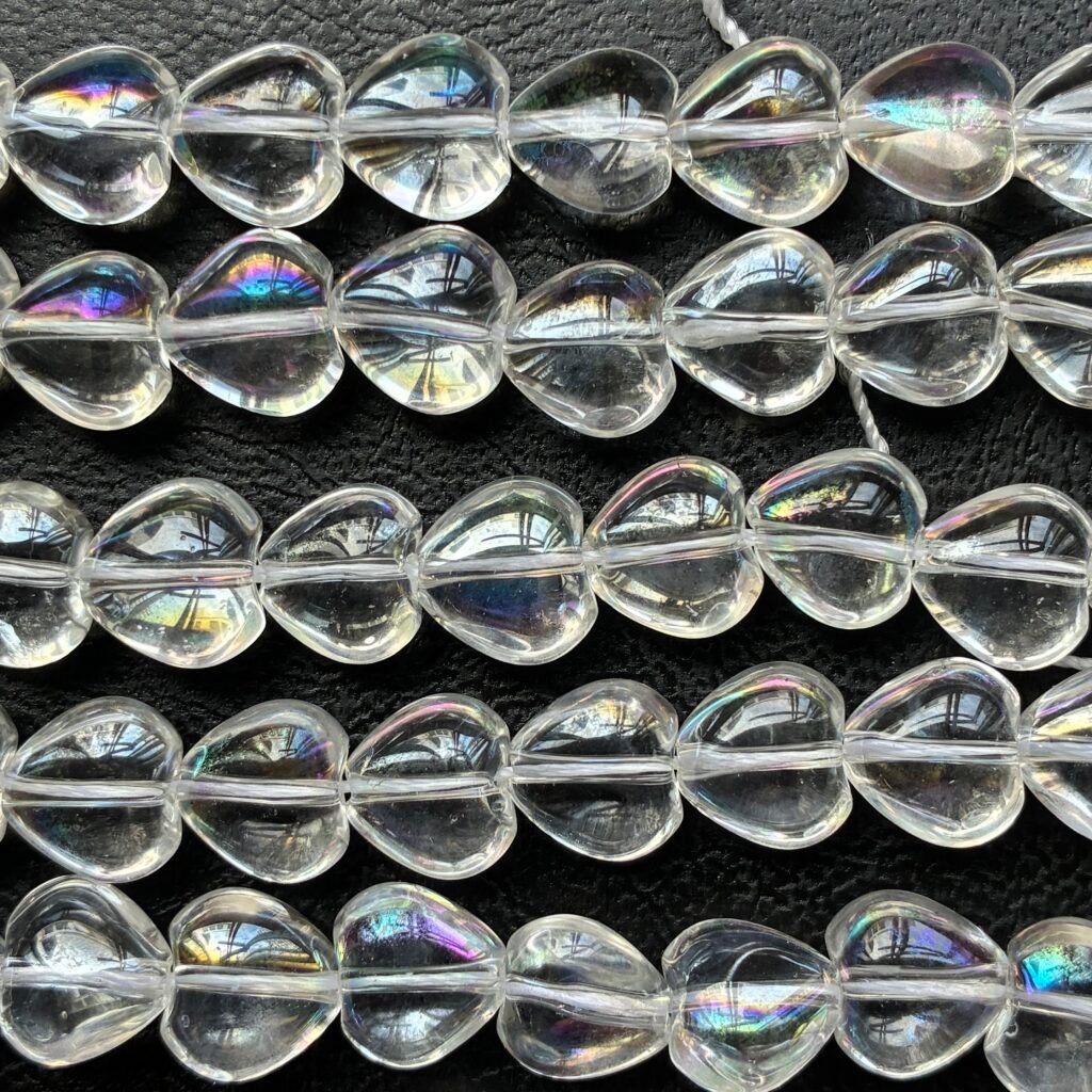 Aura Crystal Heart, 10 MM, 40 cm