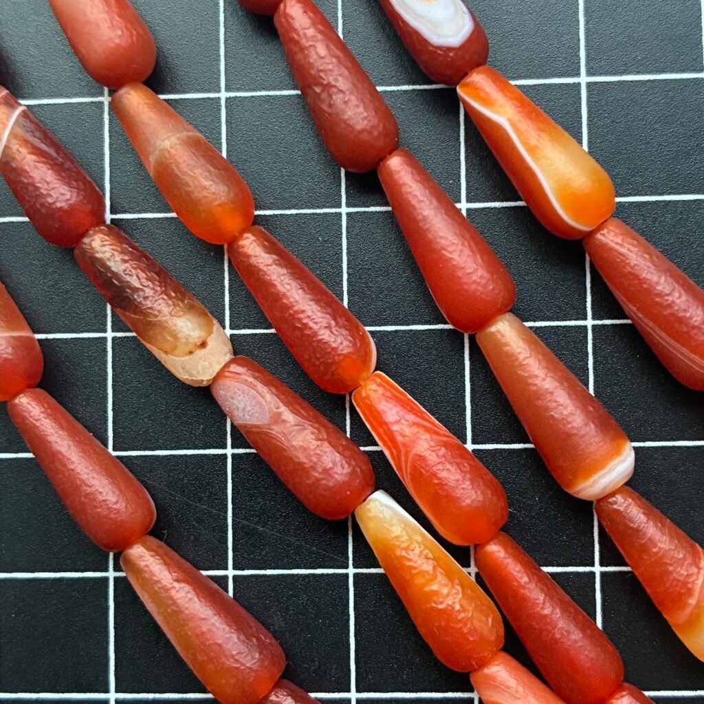 Agate Orange Sardonyx Matt Finish, 16*6, 35 Cm