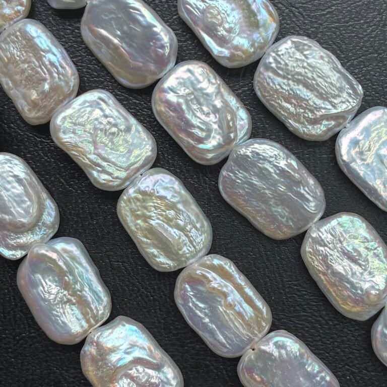 Freshwater Pearl, Rectangle, 17*14*4.7mm, 41 Cm