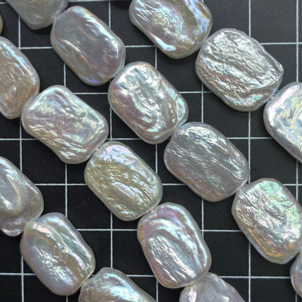 Freshwater Pearl, Rectangle, 17*14*4.7mm, 41 Cm