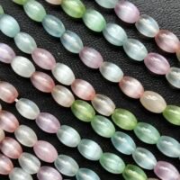 Selenite Multy Oval 6 Mm *9 Mm, 40 Cm