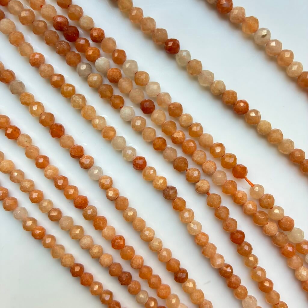 Sunstone 4 MM Faceted Round