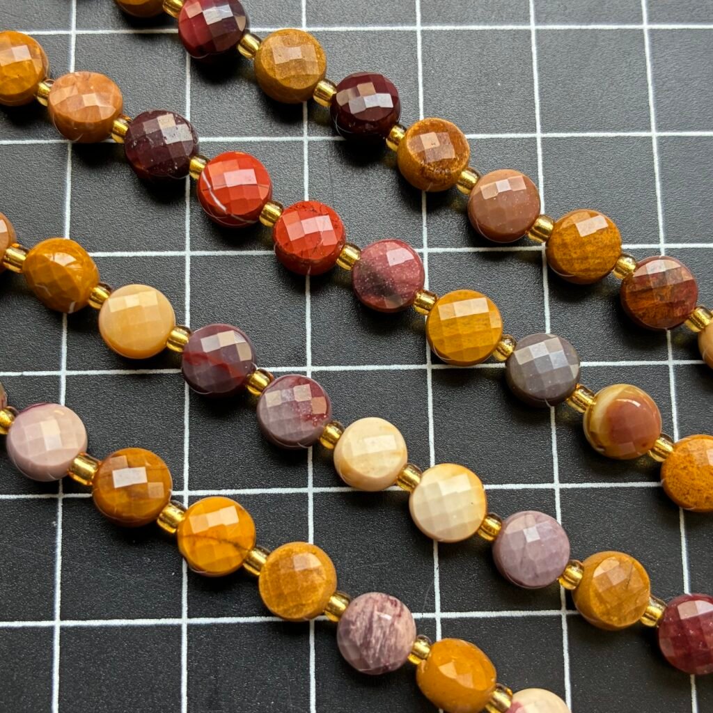 Mookite, Faceted Coin, 6 Mm ,39 Cm