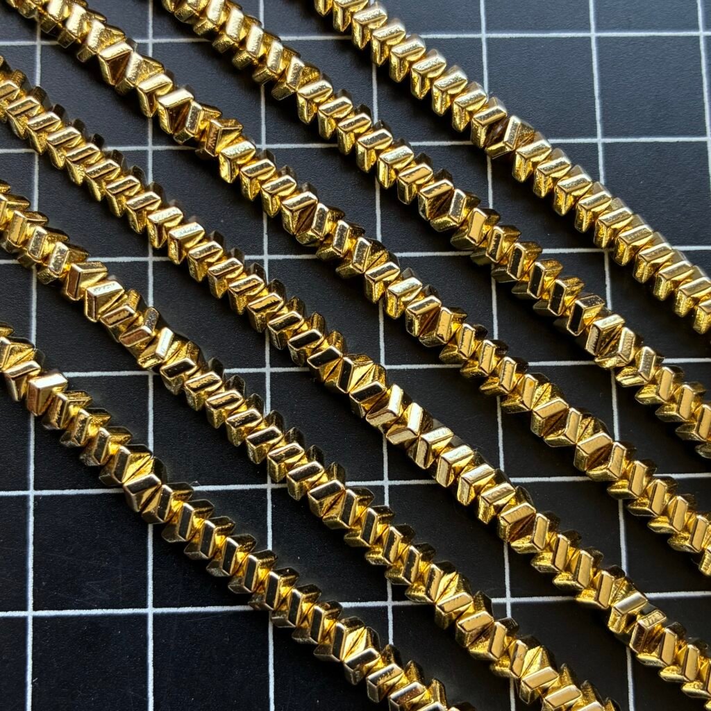 Hematite, Sazare, L Size, 4 mm, 40 CM
