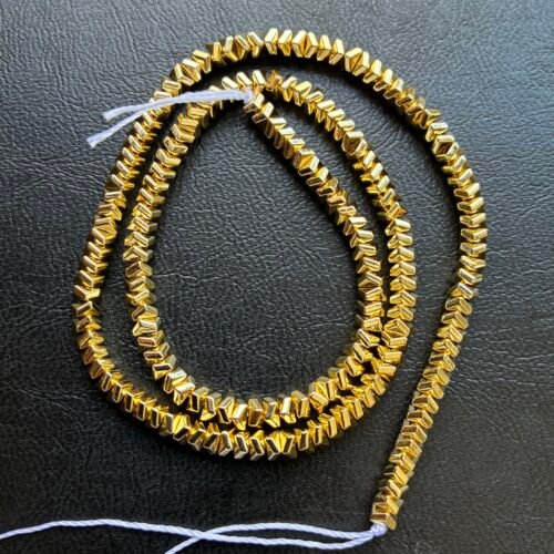 Hematite, Sazare, L Size, 4 mm, 40 CM