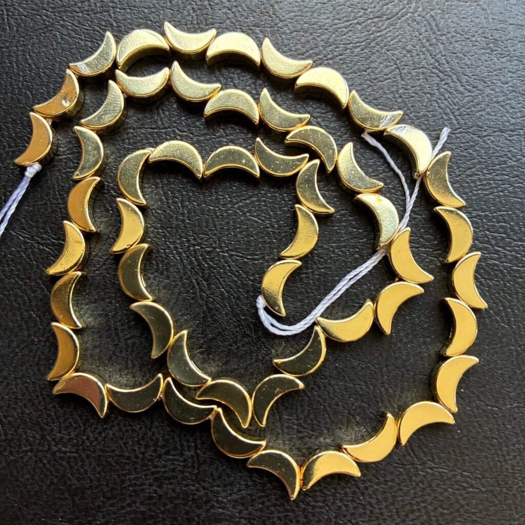 Hematite, Moon, 8.5mm, 38 CM