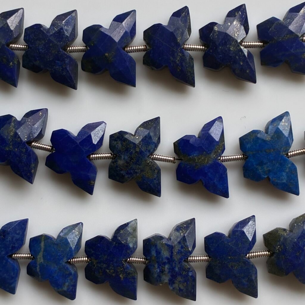 Lapis Butterfly Carving, 9cm , 14*10*6mm