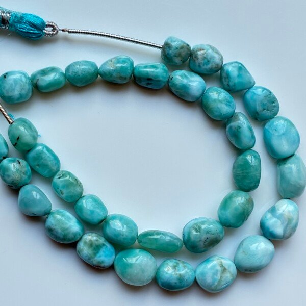 Larimar Tumble Smooth,16cm, 16beads
