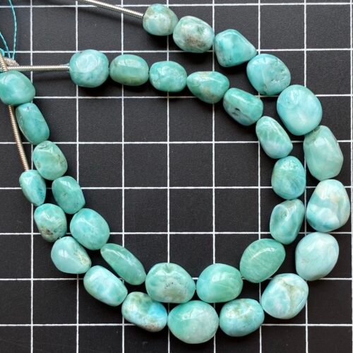 Larimar Tumble Smooth,16cm, 16beads