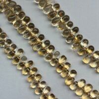 Citrine Smooth Drops,24Cm