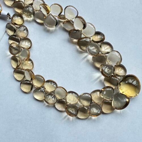 Champange Quartz Heart L
