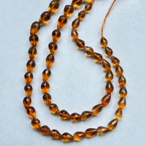Citrine Dark Drops Full Drill, 21Cm