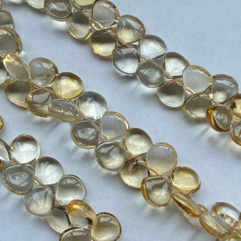 Citrine Heart Smooth,20Cm