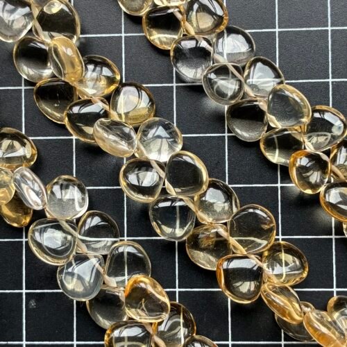 Citrine Heart Smooth,20Cm