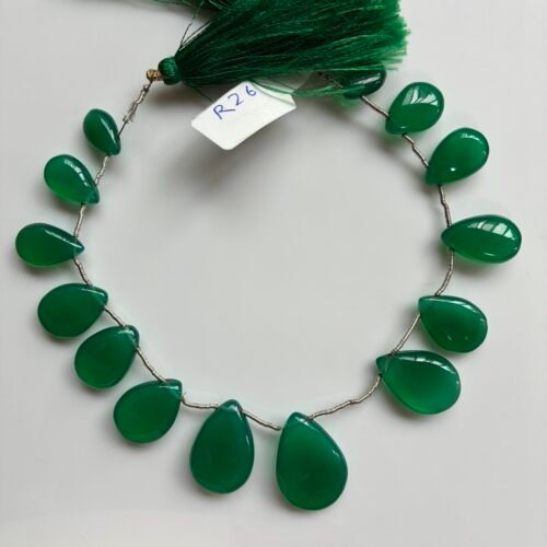 Green Onyx,Pear Xl Size