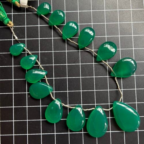Green Onyx,Pear Xl Size