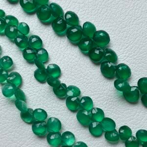 Green Onyx, Heart M, 22 CM