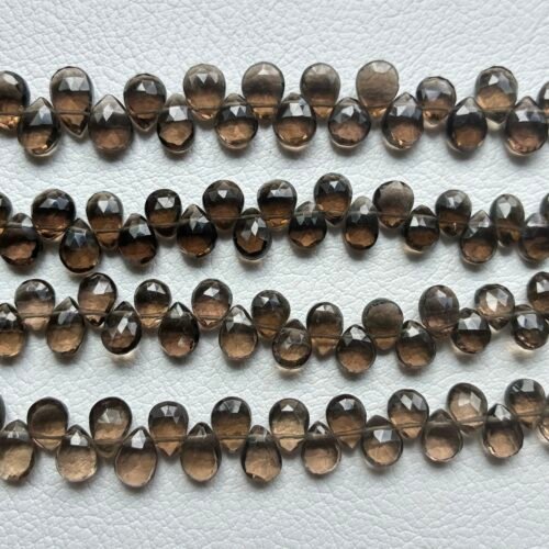 Smoky Quartz, L Size,  Pear, 21cm, 11.2*7- 7*5 MM
