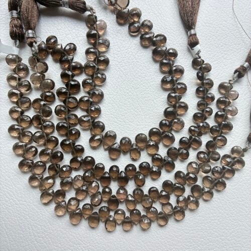 Smoky Quartz, L Size,  Pear, 21cm, 11.2*7- 7*5 MM