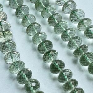 Green Amethyst, Rondell,22cm
