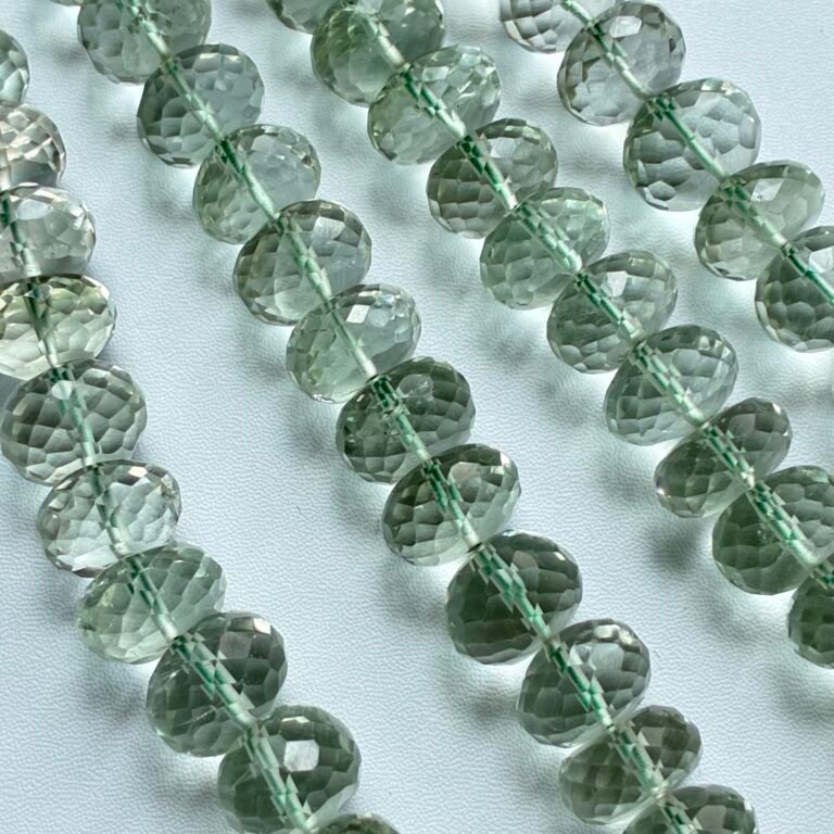 Green Amethyst, Rondell,22cm