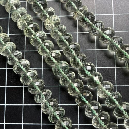 Green Amethyst, Rondell,22cm