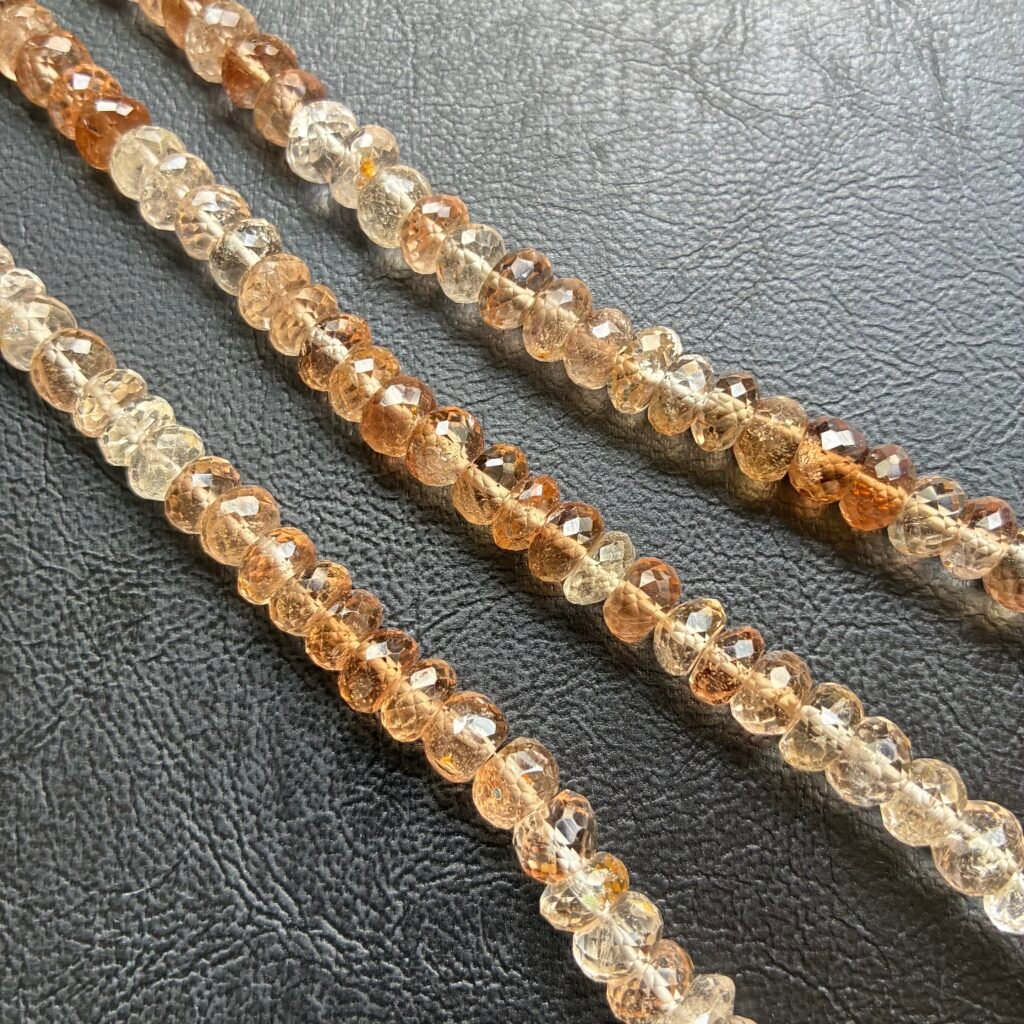 インペリアルトパーズ・ラウンド、8mm、21cm