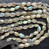 Labradorite Faceted Oval, 33 cm, 6.6*4.8*3.4 mm- 8.3*5.5*3mm