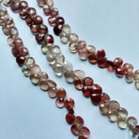 Andesine, Faceted Hearts, 22Cm, 7*6mm