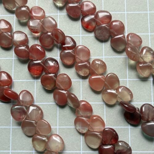 Andesine , Smooth Hearts, 21Cm, 7.2*3.6mm