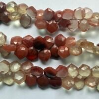 Andesine , Faceted Hexagon , 21Cm ,9*8mm