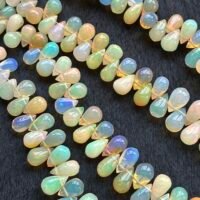 Ethiopian Opal, Smooth Drops, 21 Cm, 8*6mm - 5.8*4 mm