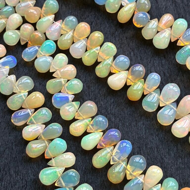 Ethiopian Opal, Smooth Drops, 21 Cm, 8*6mm - 5.8*4 mm
