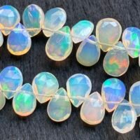 Ethopian Opal, Faceted  Pear,15 Cm, 7*5mm