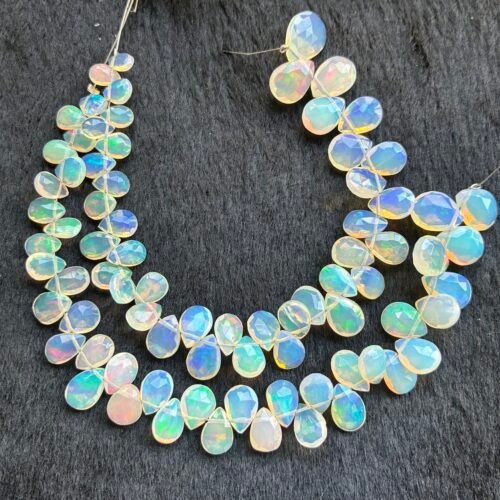Ethopian Opal, Faceted  Pear,15 Cm, 7*5mm