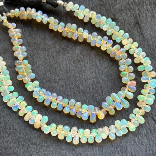 Ethopian Opal, Smooth Drops , 26 Cm, 7*3mm