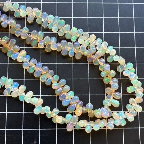 Ethopian Opal, Smooth Drops , 26 Cm, 7*3mm