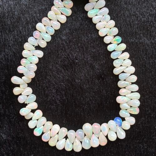 Ethiopian Opal, Smooth Drops, 25 Cm,12*6.5 - 7.5*4.8 mm