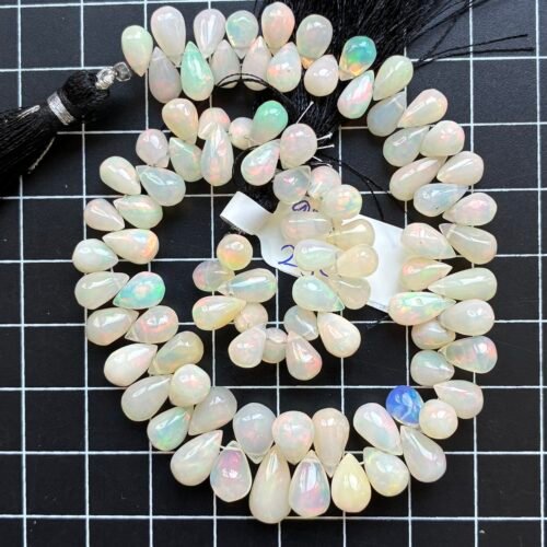 Ethiopian Opal, Smooth Drops, 25 Cm,12*6.5 - 7.5*4.8 mm