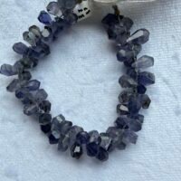Iolite, Faceted Fancy Cut Drops, 18 cm, 11*6.3 mm--10*6.3 mm